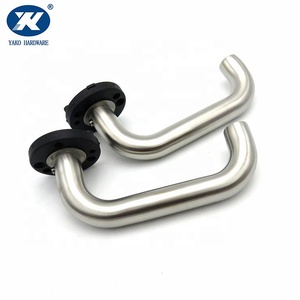 Thép không gỉ Vòng <span class=keywords><strong>Rosette</strong></span> của cửa phần cứng Ống LEVER kéo xử lý - Product Image 6