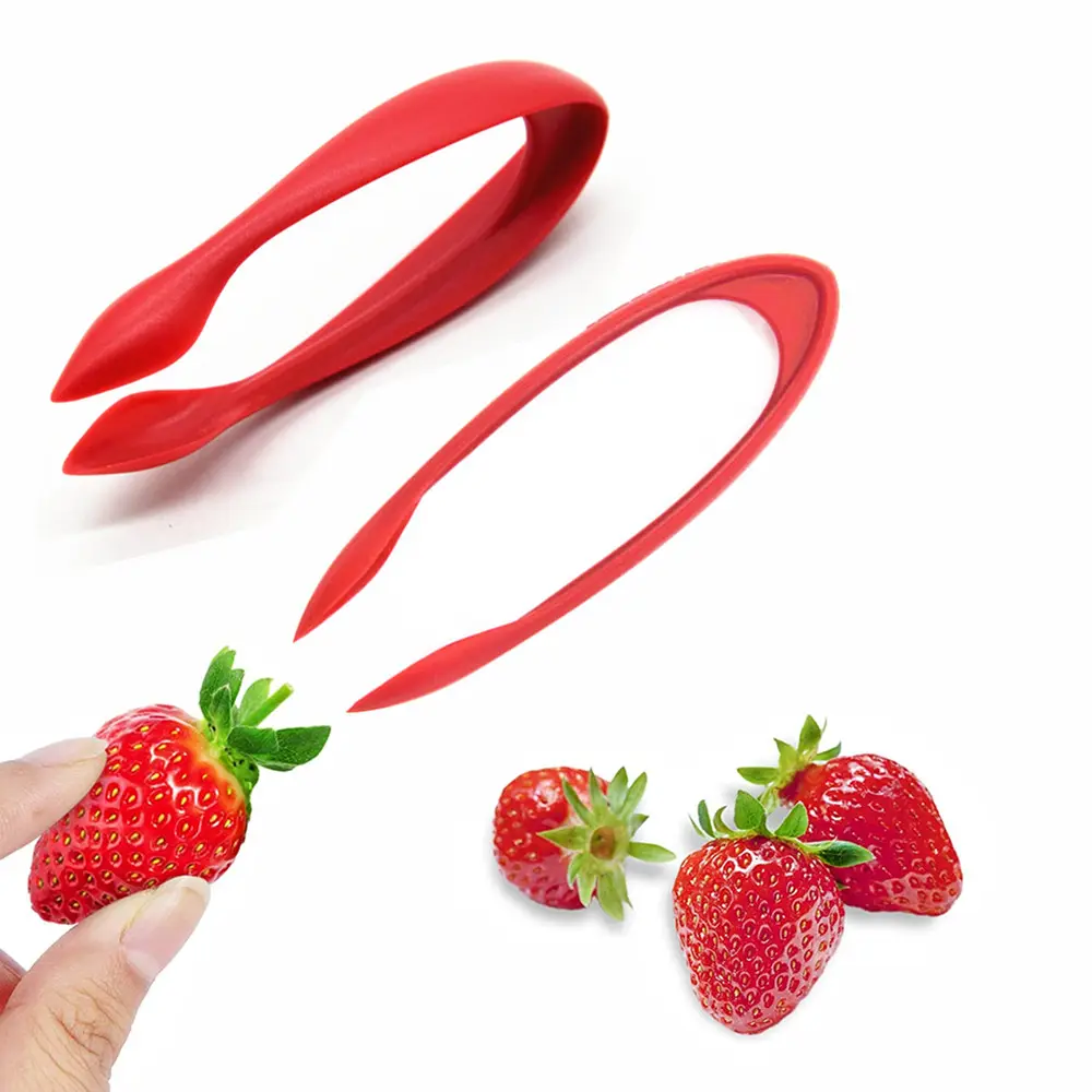 Tragbares Küchen werkzeug Messer Obst Gemüse Kern Stiel Entferner Erdbeer Hullers Küchen helfer