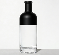 Botol Minuman Keras RSG Grosir Bulat 200ml 700ml 750ml untuk Alkohol, Whiskey, Liquor, Vodka, Wine dengan Tutup Gabus