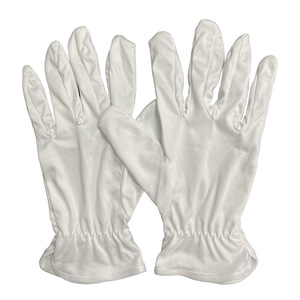 Gants de salle blanche en microfibre, non pelucheux, adaptés aux occasions formelles, aux expositions de bijoux et aux ateliers ; propres - Product Image 5