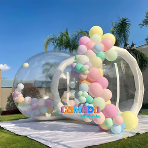 Dôme à bulles transparent géant gonflable pour l'extérieur, tente à bulles gonflable avec ballons, <span class=keywords><strong>maison</strong></span> à bulles gonflable - Product Image 4