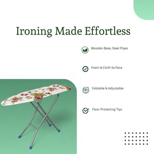 Space Saving Foldable Adjustable Height Laundry <b>Iron</b> <b>Table</b> Portable Household Home Ironing Board <b>Iron</b> Board - Product Image 3