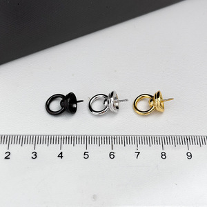 ตัวเรือนจี้เงินแท้ S925 สำหรับใส่ลูกปัดกลมขนาด 10-13 มม. อุปกรณ์ทำสร้อยคอแฟชั่น DIY พร้อมตัวปิด 31157 อุปกรณ์ทำเครื่องประดับ - Product Image 4