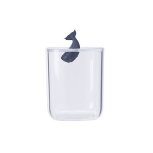 Boîte de rangement en acrylique transparente C193 pour cotons-tiges, tampons et maquillage, motif animal, vente en gros - Product Image 3