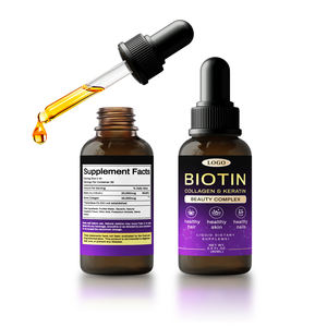 อาหารเสริมเสริมสร้างภูมิคุ้มกันของเส้นผมเปปไทด์คอลลาเจนเหลวไบโอตินวิตามินบีสนับสนุนการเจริญเติบโตของเส้นผมฉลากตามสั่ง - Product Image 1