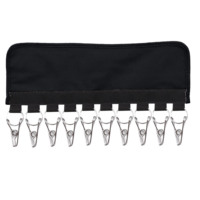 Support de rangement pliable écologique Dansky pour chapeaux et serviettes, avec crochets et boucles, en polyester/nylon, pour vêtements et casquettes dans la garde-robe