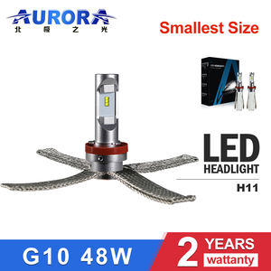 Bombillas LED para faros delanteros de coche Aurora 9004, 9005, 9006, 9007, H1, H3, H4, H7, h9, H11, H13, venta al por mayor - Product Image 2