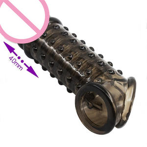 再利用可能なTPEコンドーム、遅延射精、防水、男性用トゥルータッチ - Product Image 4