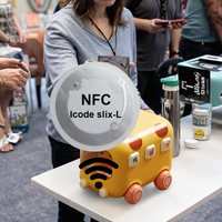 Laxcen | Personnalisé 13.56MHz NFC RFID Étiquette Autocollant FM Puce Antenne Humide Incrustation URLQR Code Électronique Étagère Autocollant NFC Tag Échantillon