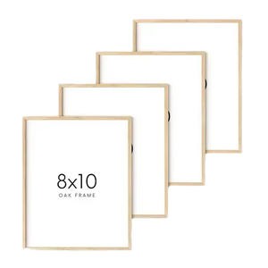 Modern Eco-friendly Wood Wall Art Display Lightweight 5x7 Beige <b>Oak</b> Digital Printing Picture <b>Frame</b> Vertical Horizontal - Product Image 1