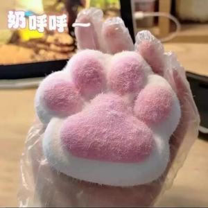 Jouet anti-stress en silicone en forme de patte de chat géante pour adultes et adolescents, jouet unisexe - Product Image 1