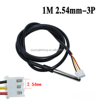 Sensor temperatur Probe suhu tahan air stok DS18b20