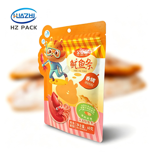 Pochette mignonne de forme spéciale, sachet à trois soudures latérales pour l'emballage alimentaire, emballage de snacks, emballage de calamar déchiqueté, emballage de <span class=keywords><strong>filet</strong></span> de cabillaud, sac Doypack - Product Image 3