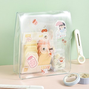 Mode ins sac de <span class=keywords><strong>rangement</strong></span> transparent PVC wrap soins de la peau étanche pratique main billet information sac de <span class=keywords><strong>rangement</strong></span> - Product Image 4