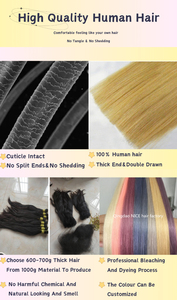 Corea salone capelli Extension punta olio con filo di cotone di alta qualità capelli cinesi estensioni da un donatore - Product Image 5