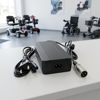 Chargeur de fauteuil roulant électrique 24V 28.8V 5A CB SII CUL PSE GS CE KC RCM, chargeur de batterie au plomb avec XLR pour trottinette électrique