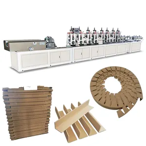 40 m/Min 7.5kw Machine de fabrication de panneaux de bord de papier protecteur Machine de fabrication de coupeur d'angle de protection de papier