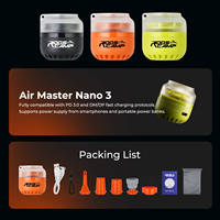 Mini pompe à air sans fil en plastique, alimentée par téléphone, 29g, idéale pour les voyages, les oreillers et le rangement sous vide des bagages - Vente en gros
