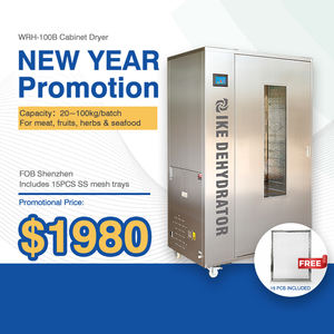 Machine de séchage commerciale pour légumes, champignons et piments, déshydrateur alimentaire IKE pour sécheur à plateaux - Product Image 1
