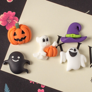Accesorios DIY de resina con pegamento crema para decoración de Halloween: calabaza, <span class=keywords><strong>fantasma</strong></span>, sombrero mágico, funda de teléfono, accesorio para el cabello, colgante - Product Image 3
