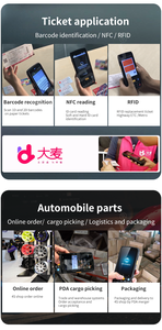 2025 Android Máy Quét Mã Vạch 5000mAh cầm tay gồ ghề Android 14 PDA 4 gam Wi-Fi dữ liệu RFID hàng tồn kho 1D/2D/QR hàng tồn kho máy quét - Product Image 6