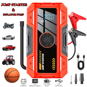 <span class=keywords><strong>Arrancador</strong></span> de Emergencia 6000mAh Rojo <span class=keywords><strong>para</strong></span> Coche, Batería de 1000A con <span class=keywords><strong>Pinzas</strong></span> de Seguridad, Paquete de Energía Portátil <span class=keywords><strong>para</strong></span> Vehículos, Motocicletas, SUV e Inflador - Product Image 1