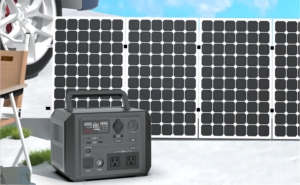 Estacion de energia portatil 600W 업 백업 전원 대용량 태양 광 발전 발전기 lifepo4 배터리 휴대용 발전소 - Product Image 4