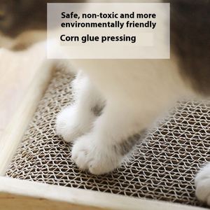 Entrega Rápida, Rascador para Gatos de Nuevo Diseño 2025, Rascador de Cartón para Gatos con Ventosa para Adherir a la Pared y al Vidrio, Juguetes - Product Image 5