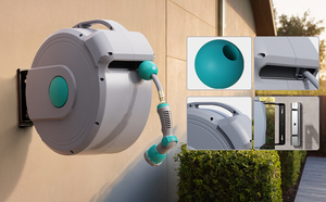 Nuevo Carrete de PVC Retráctil Automático 2025 con Boquilla de Pulverización de Alta Tecnología, Montable en Pared para Uso Exterior DW-10S - Product Image 5