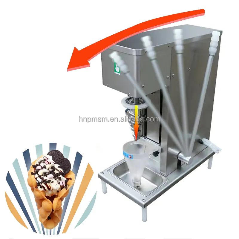 Hot Selling Chinese Ijs Machines Zeer Mooie Swirl Fruit Bevroren Yoghurt Mengmachine Soft Serve Ijs Maker