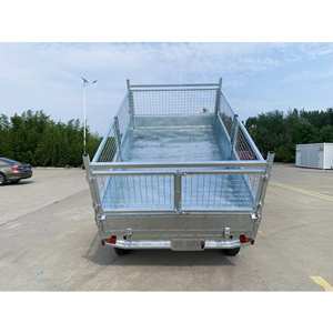 Remorque à benne basculante à double essieu de la norme australienne 10*5 avec chariot à outils à grille galvanisée - Product Image 2