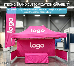 Gazebo Personalizzato 3x3 Metri per Eventi Sportivi, Tenda Pop-up Pubblicitaria per Fiere - Product Image 5
