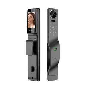 카메라 fechadura de porta가있는 WIFI 비디오 인터콤 TUYA APP 스마트 전자 지문 보안 비밀번호 도어록 - Product Image 1