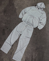 Vêtements de créateur personnalisés, ensembles de survêtements amples pour hommes, streetwear, ensemble de survêtement ample avec sweat à capuche et pantalon de survêtement orné de strass
