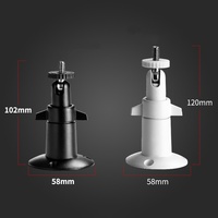 Soporte de Montaje Ajustable de Aleación de Aluminio para Cámara de Seguridad, Soporte Giratorio e Inclinable para Pared o Techo, para Cámara CCTV Exterior Tipo Bala