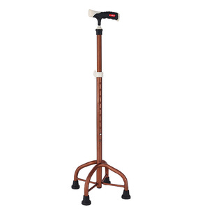 Aluminum Alloy <b>Walking</b> <b>Stick</b> Adjustable Lightweight Four Legged For Elderly - Product Image 2