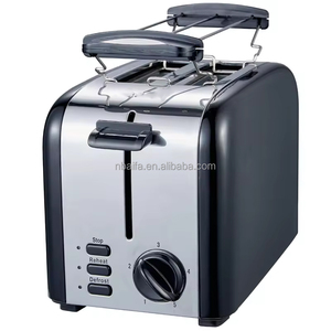 Aifa Elegant Electrical 2 ranuras largas 4 <span class=keywords><strong>tostadora</strong></span> blanco rojo negro Acero inoxidable metal <span class=keywords><strong>pan</strong></span> <span class=keywords><strong>Tostadora</strong></span> con tapa - Product Image 2
