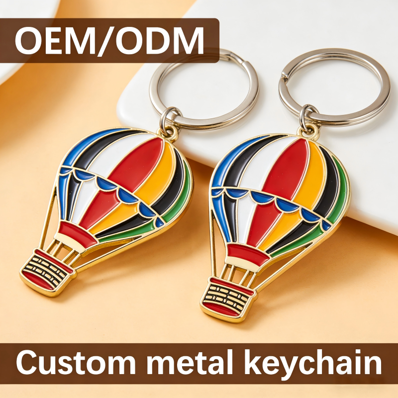Wholesale Custom Vintage Style Enamel Keychain