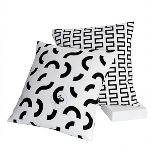 Hot Selling Cushion Cover Modern Decorative Custom Digital Printed Cotton Geometric Designer <b>Throw</b> Pillow Covers Bulk Purchase - Product Image 1