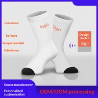 Chaussettes en coton tricoté 100 % avec logo personnalisé, OEM/ODM, pour le sport, mi-mollet, jeunesse, petit MOQ