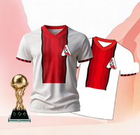 TF381 Maillot de football au design italien élégant, édition fan, vêtements de sport décontractés, OEM ODM, vente en gros, usine, 100% polyester