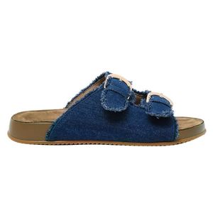 Sandalias Minimalistas de Mezclilla con Punta Abierta y Diseño de Correa Ajustable para Exteriores - Product Image 3