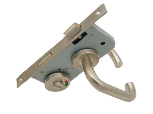 Nhà vệ sinh chỉ số núm/khóa cửa với màu đỏ và màu xanh lá cây dấu hiệu phòng tắm khóa trượt Patio Cửa kính an toàn ổ khóa chìa khóa - Product Image 6