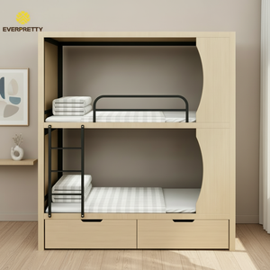 <span class=keywords><strong>Lit</strong></span> superposé moderne en métal avec escalier et rangement pour étudiants, personnel et voyageurs – Idéal pour dortoirs scolaires, auberges <span class=keywords><strong>de</strong></span> jeunesse et appartements - Product Image 1