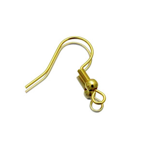 Stainless Steel Beaded Spring Ear <b>Hooks</b> Question Mark Shape For <b>Earring</b> Making DIY Jewelry Findings Silver Gold Rose Gold - Product Image 5