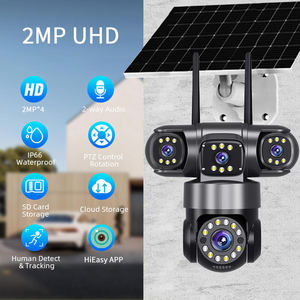 8MP 2K risoluzione ad energia solare wi-fi 4G CCTV telecamera di sicurezza Auto Tracking CMOS Sim scheda di rilevamento del movimento Audio bidirezionale per - Product Image 4