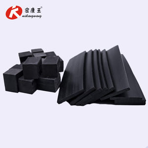 कस्टम ठोस रबर पैड एम्प/पीसी स्ट्रिप्स पर्दे की दीवार कांच विरोधी-टक्कर पैड आयताकार बफर चटाई कस्टम रंग - Product Image 2