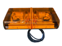 Mini Barra de luz de emergencia giratoria de alta calidad de 20 pulgadas y 25 pulgadas con bombilla de 35W en el interior de DC12V o 24V ámbar o transparente TBD1716