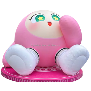 Bơm hơi khổng lồ nhân vật với thực phẩm Balloon dễ thương tùy chỉnh quảng cáo khuyến mãi hiển thị chất lượng cao xách tay Hamburger - Product Image 6