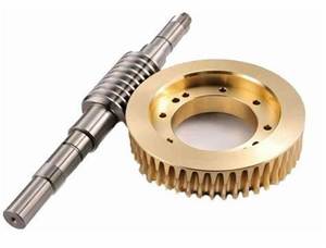Nhà máy tùy chỉnh chất lượng tốt nhất Brass Worm Gear Motor Lift nhỏ im lặng chịu mài mòn Worm Gear - Product Image 5